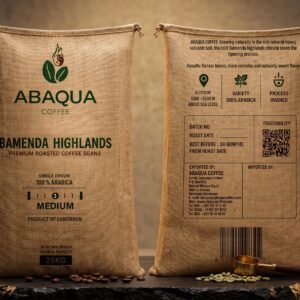 Roasted Coffee Whole Beans, Arabica 100%. Single Origin 25Kg